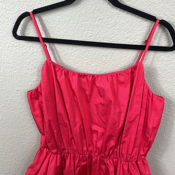 NWT Jason Wu Hibiscus Pink Iris Poplin Bubble Mini Dress Sz 10 - Picture 6 of 16